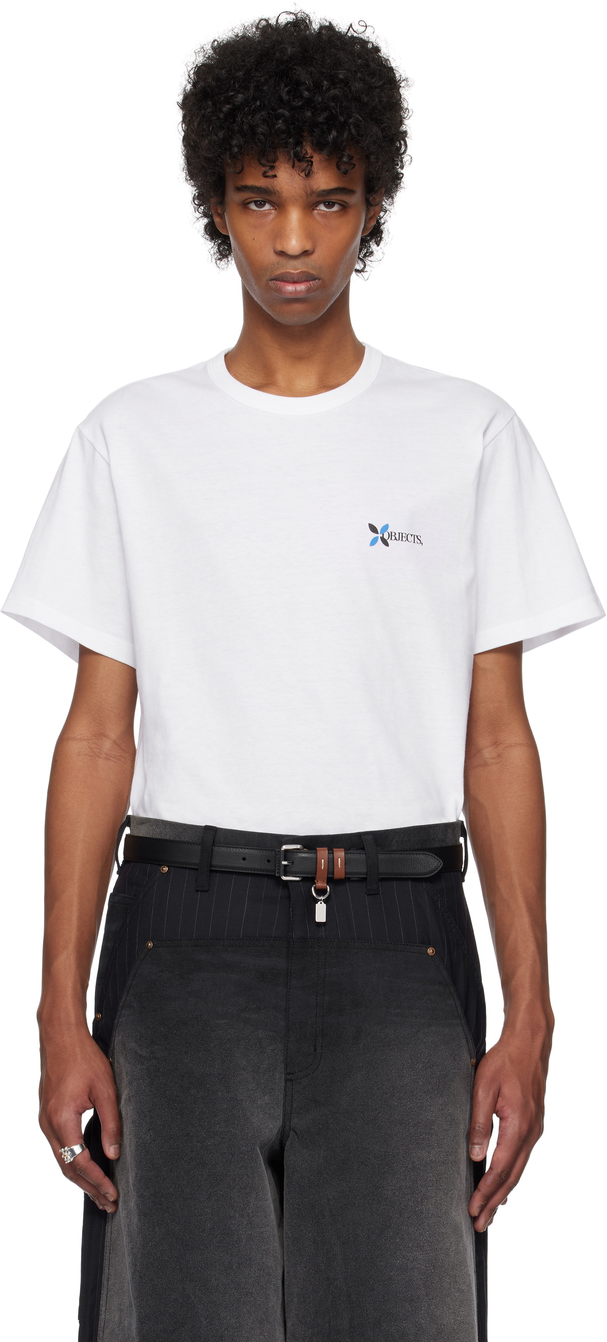 Khoki White Multi-Print T-shirt
