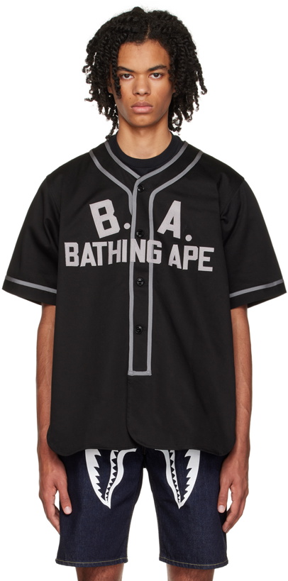 Photo: BAPE Black Baseball Shirt