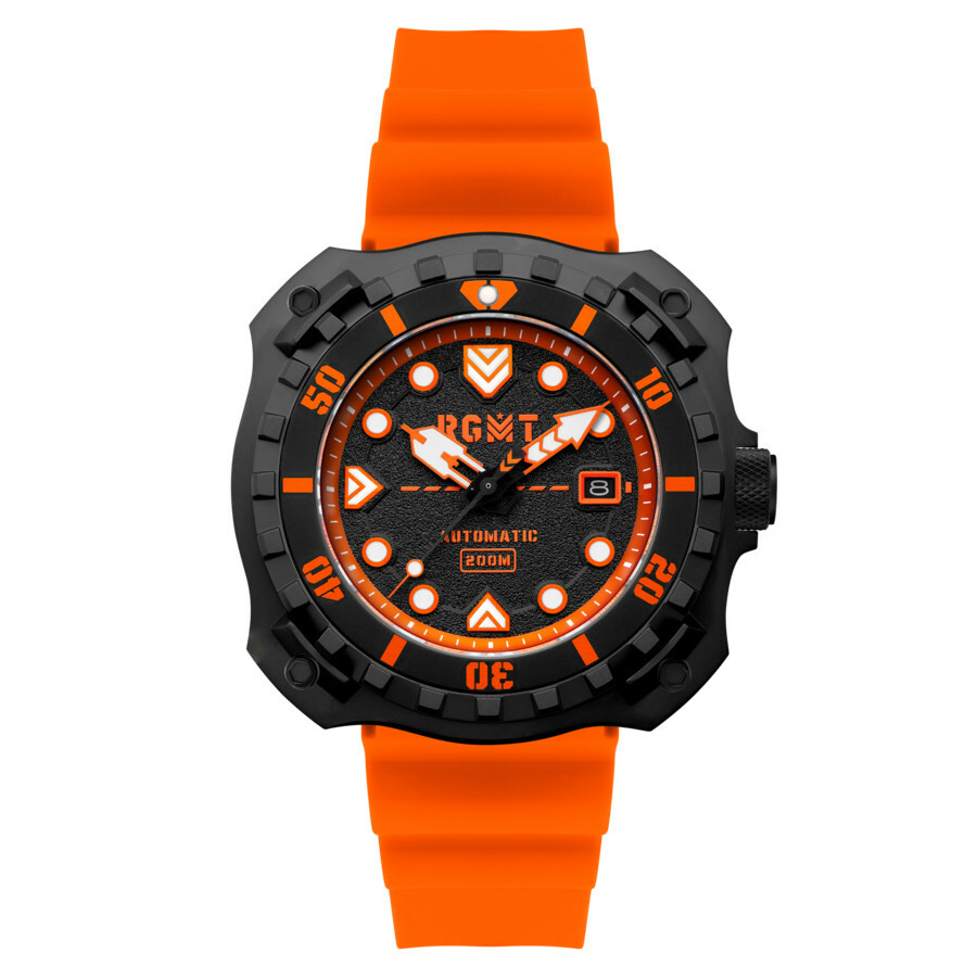 RGMT Minesweep Automatic Black Dial Mens Watch RG-8070-04