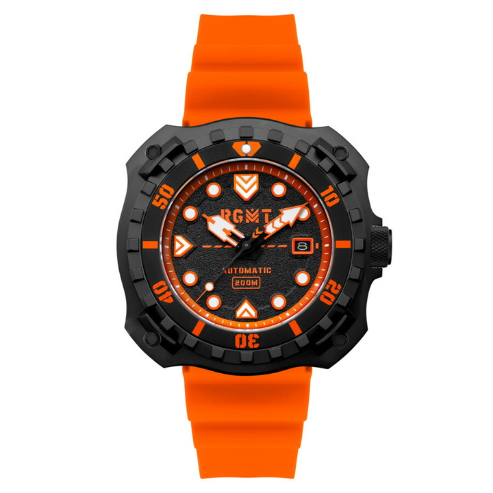 Photo: RGMT Minesweep Automatic Black Dial Mens Watch RG-8070-04