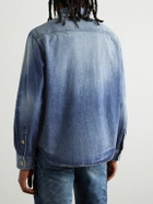 Versace - Button-Down Collar Denim Overshirt - Blue