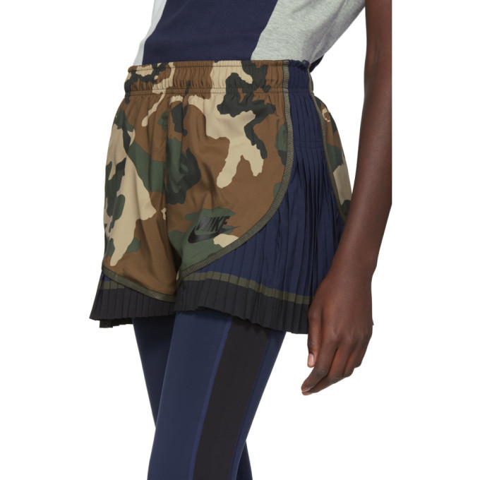 nike x sacai pleated tempo shorts