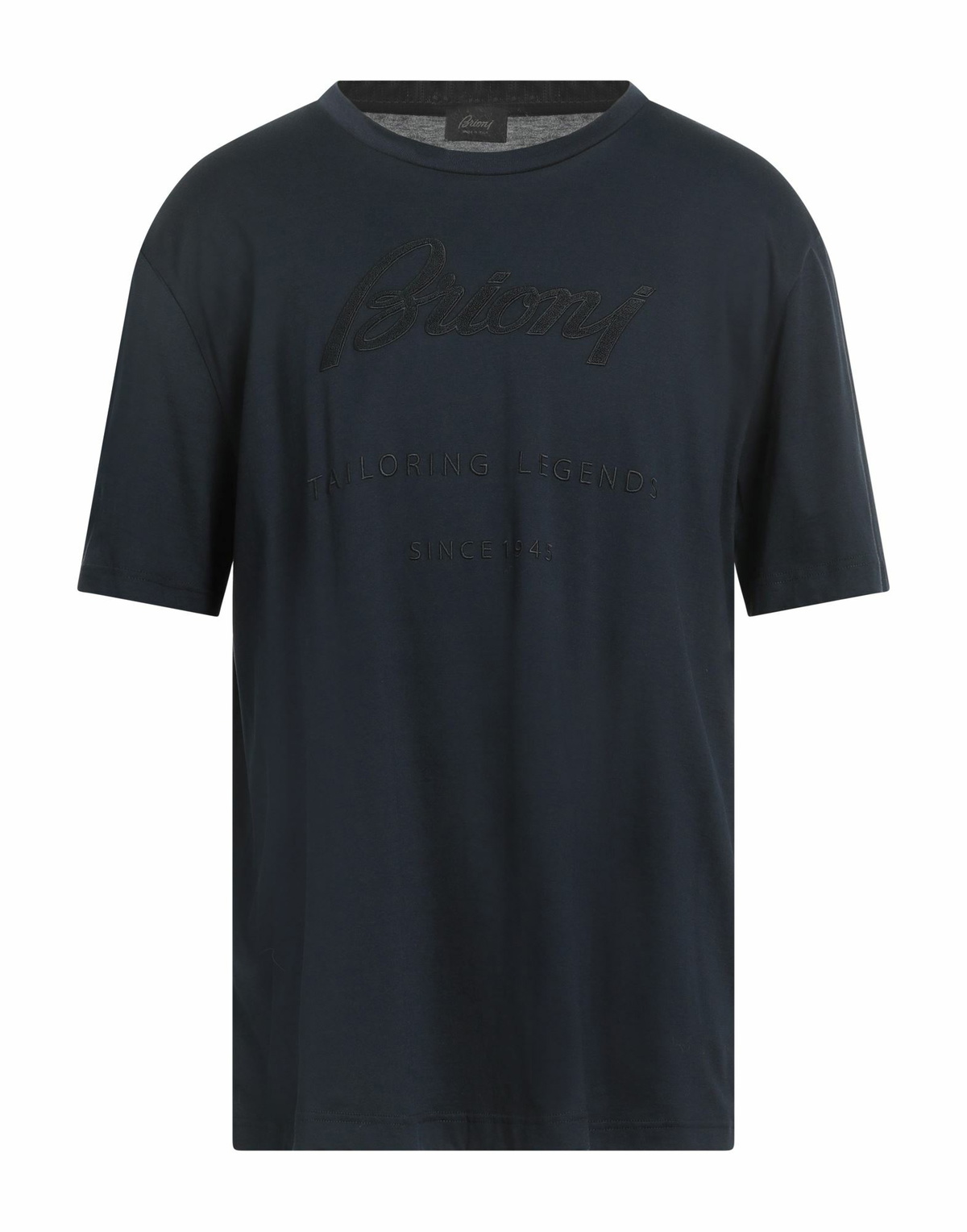 Brioni Mens T-shirt Midnight in Blue