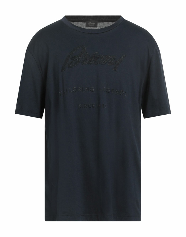 Photo: Brioni Mens T-shirt Midnight in Blue