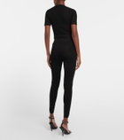 Givenchy - Logo jacquard leggings