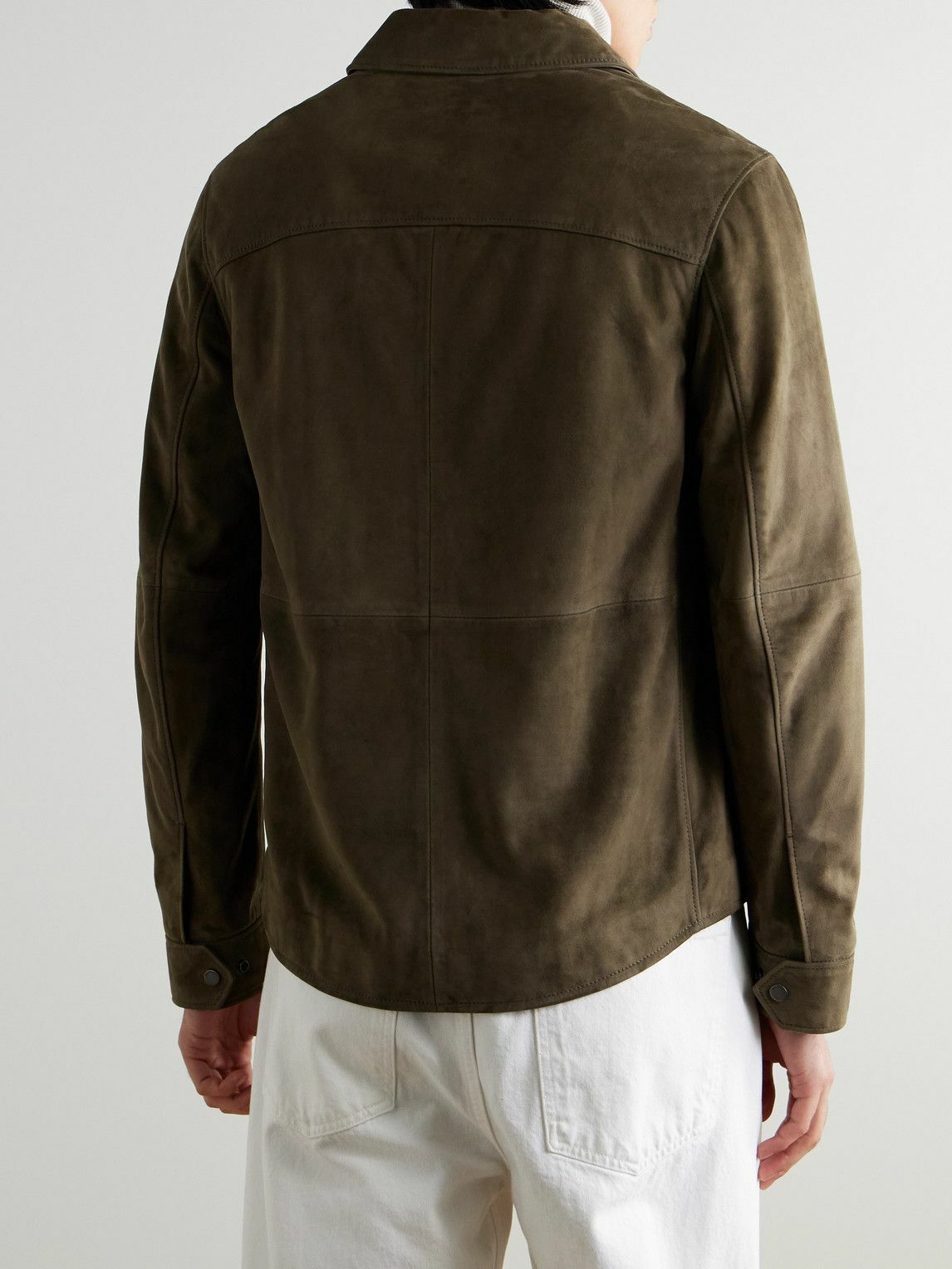 Belstaff - Frame Suede Jacket - Green