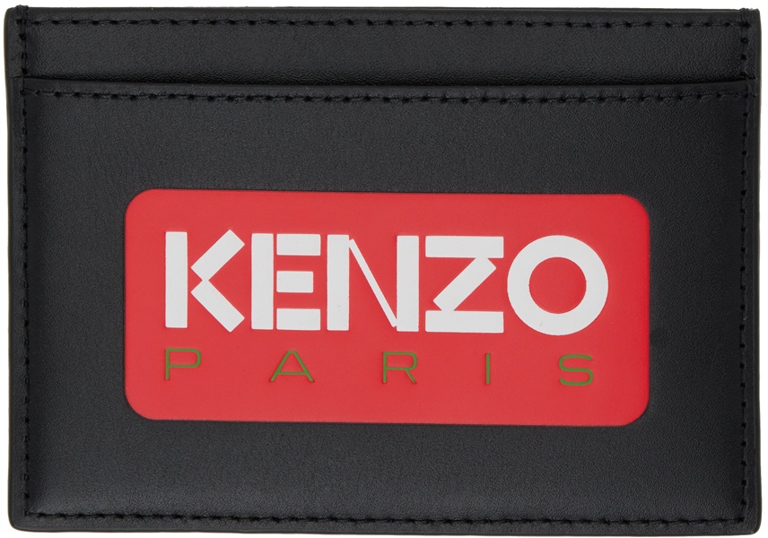 Photo: Kenzo Black Kenzo Paris Leather Card Holder
