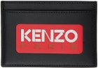 Kenzo Black Kenzo Paris Leather Card Holder