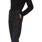 Paul Smith Navy and Orange Check Slim Trousers