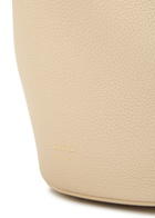 Khaite Lotus Mini Grained Leather Tote bag - Ivory - One Size