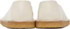 LEMAIRE Off-White Square Slip-on Loafers