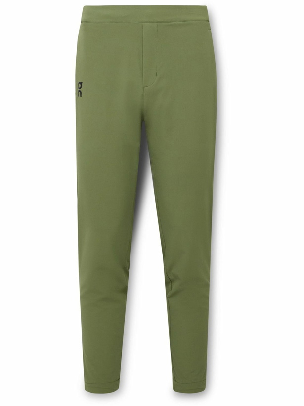 Photo: ON - Active Straight-Leg Stretch-Shell Trousers - Green