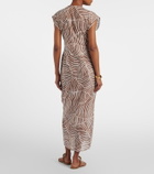 ViX Paula Hermanny Sasha printed cotton midi dress