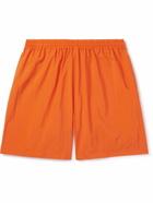 Auralee - Easy Straight-Leg Shell Drawstring Shorts - Orange