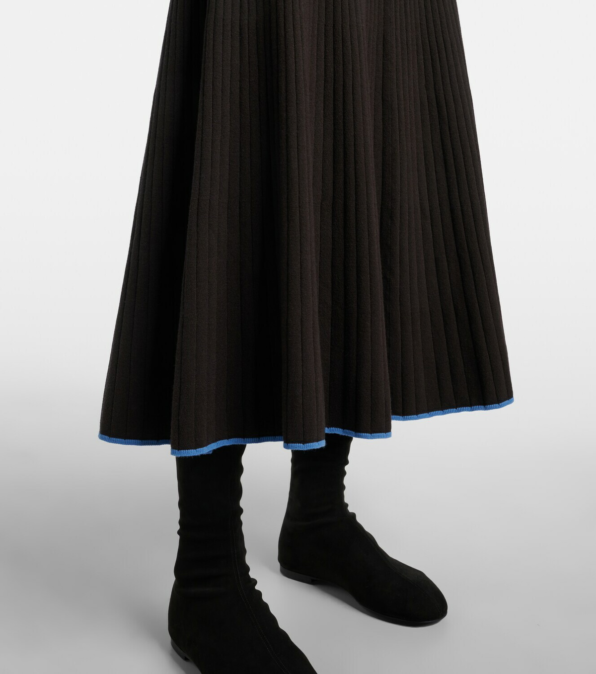 Proenza Schouler Carly ribbed-knit midi skirt