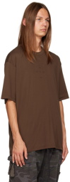 Song for the Mute Brown Oversized T-Shirt