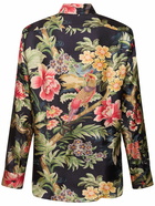 ETRO Printed Silk Short Sleeve Shirt