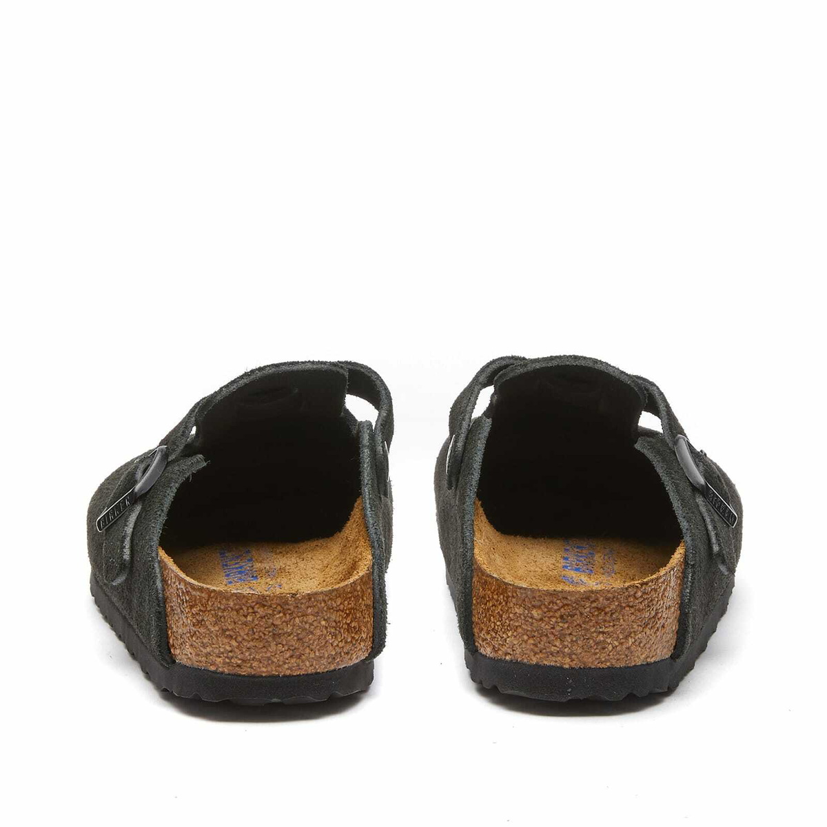 Birkenstock Boston SFB Clog - Black Suede