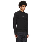 Jil Sander Black Swimsuit Long Sleeve T-Shirt