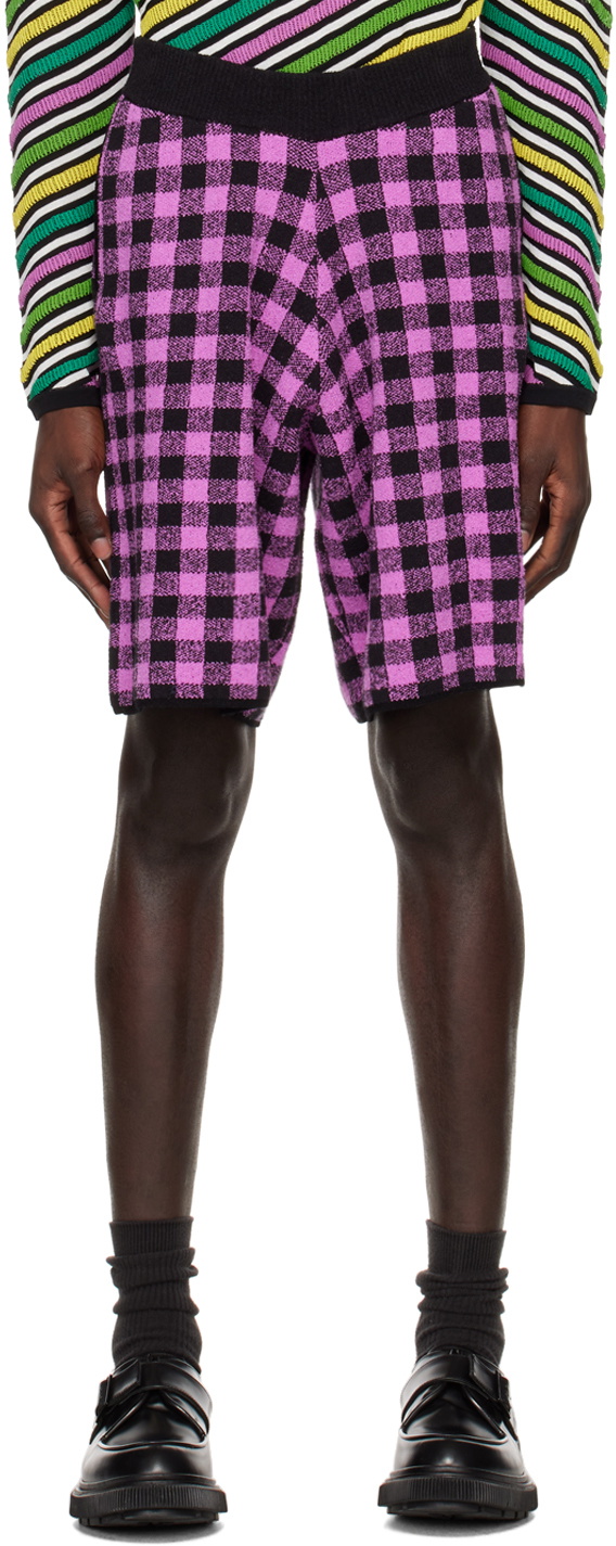 ZANKOV Black & Pink Diego Shorts