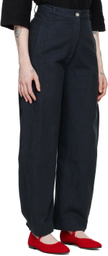 Henrik Vibskov Navy Post Jeans