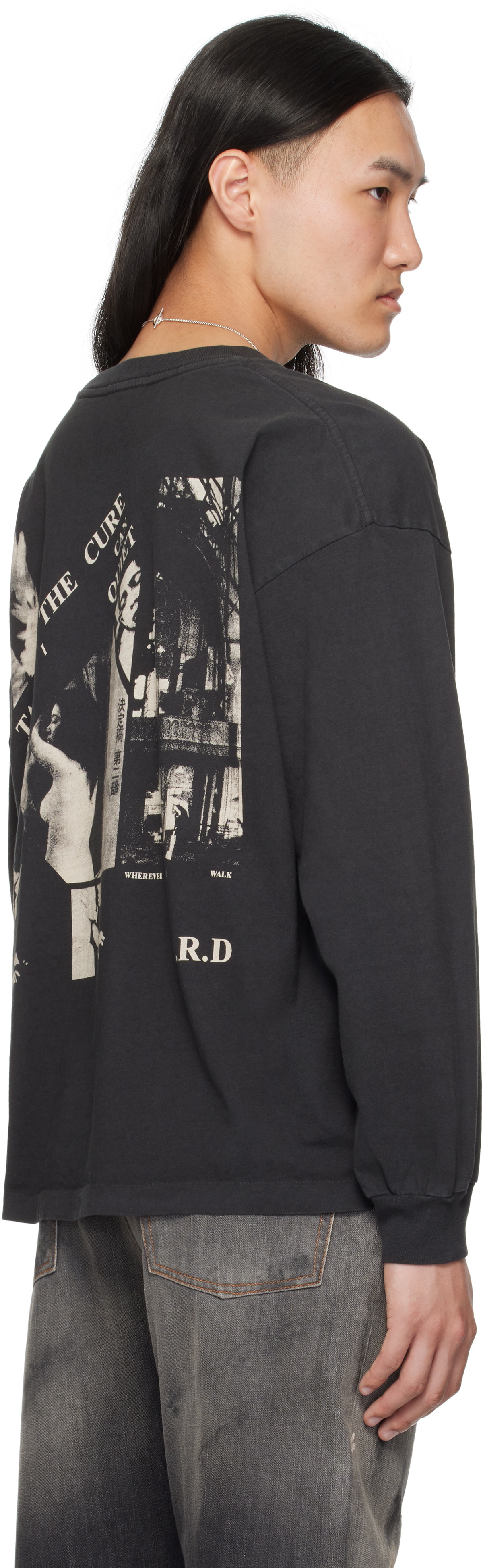 Tシャツ・カットソー ENFANTS RICHES DEPRIMES TAKE THE CURE LS T-SHIRT Enfants Riches Déprimés Taking The Cure LS T-Shirt faded
