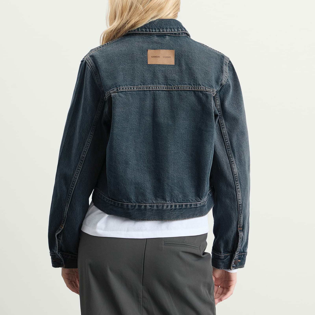 Samsøe Samsøe Women's Sabeth Denim Jacket in Burnt Oak