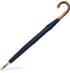 Francesco Maglia - Lord Chestnut Wood-Handle Umbrella - Blue
