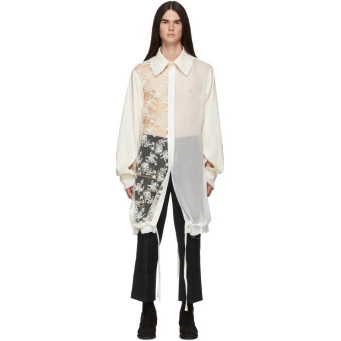 Ann Demeulemeester Off-White Cupid Shirt Ann Demeulemeester