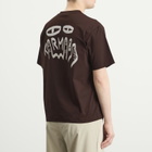 Karma8a Men's Logo Pocket Rue T-Shirt in Brown