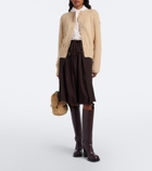 Moncler Alpaca and wool-blend cardigan
