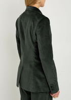 Gabriela Hearst Angela Double-breasted Corduroy Blazer Green