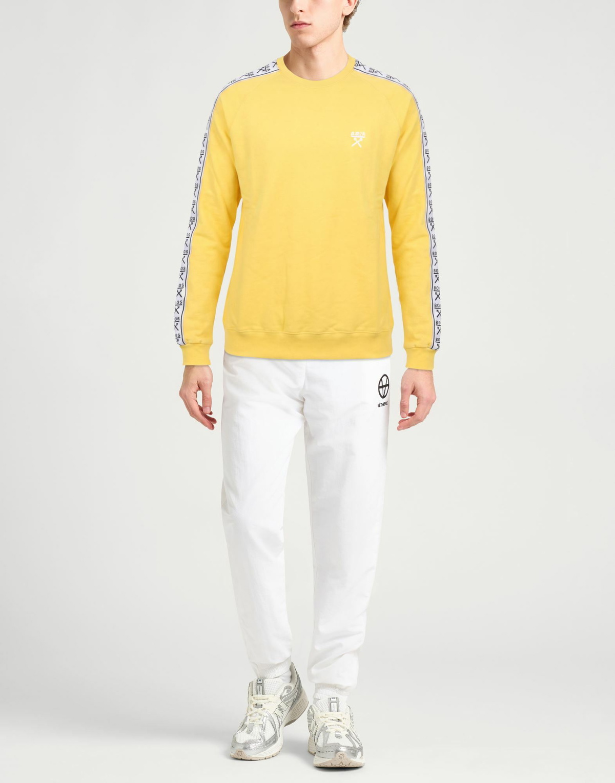 Berna Mens Sweatshirt in Yellow