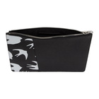 McQ Alexander McQueen Black and White Swallow Tablet Pouch