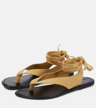 The Row Beach leather thong sandals