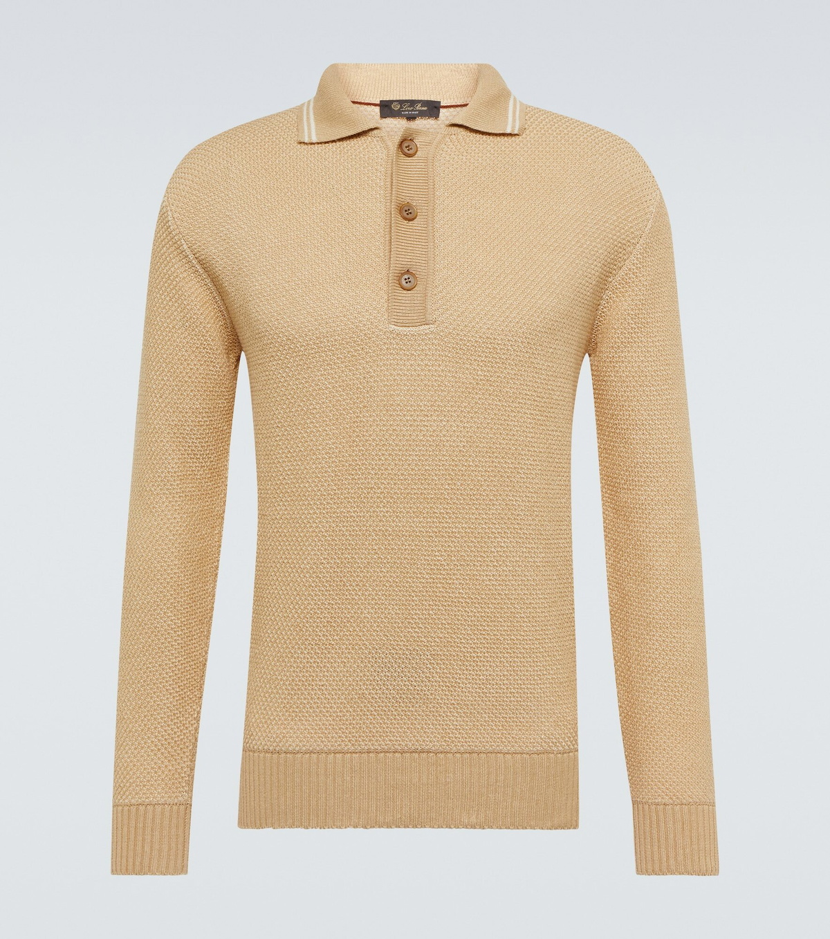 Loro Piana - Longfield linen, cotton and silk polo shirt