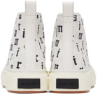 AMIRI White English Court Hi Sneakers