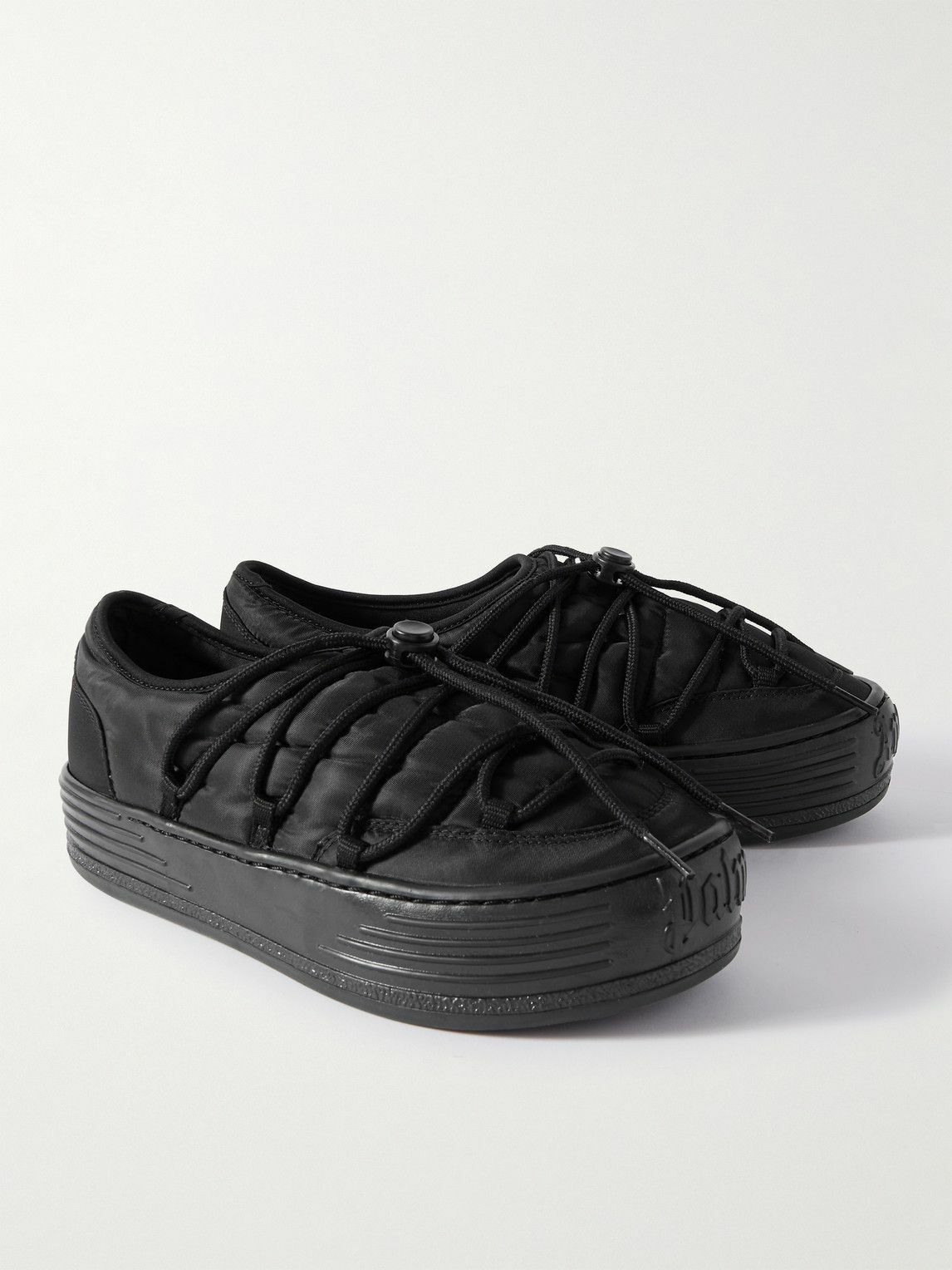 Palm Angels Snow Puffed Sneakers Black Men\'s Size 12 EU 45 NIB Palm Angels Snow Puffed Sneakers Black Men\ main image 4