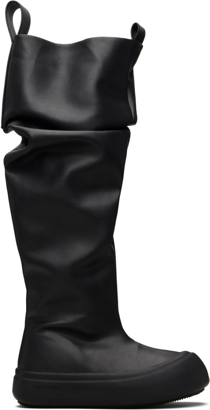 Photo: YUME YUME Black Fisherman Tall Boots