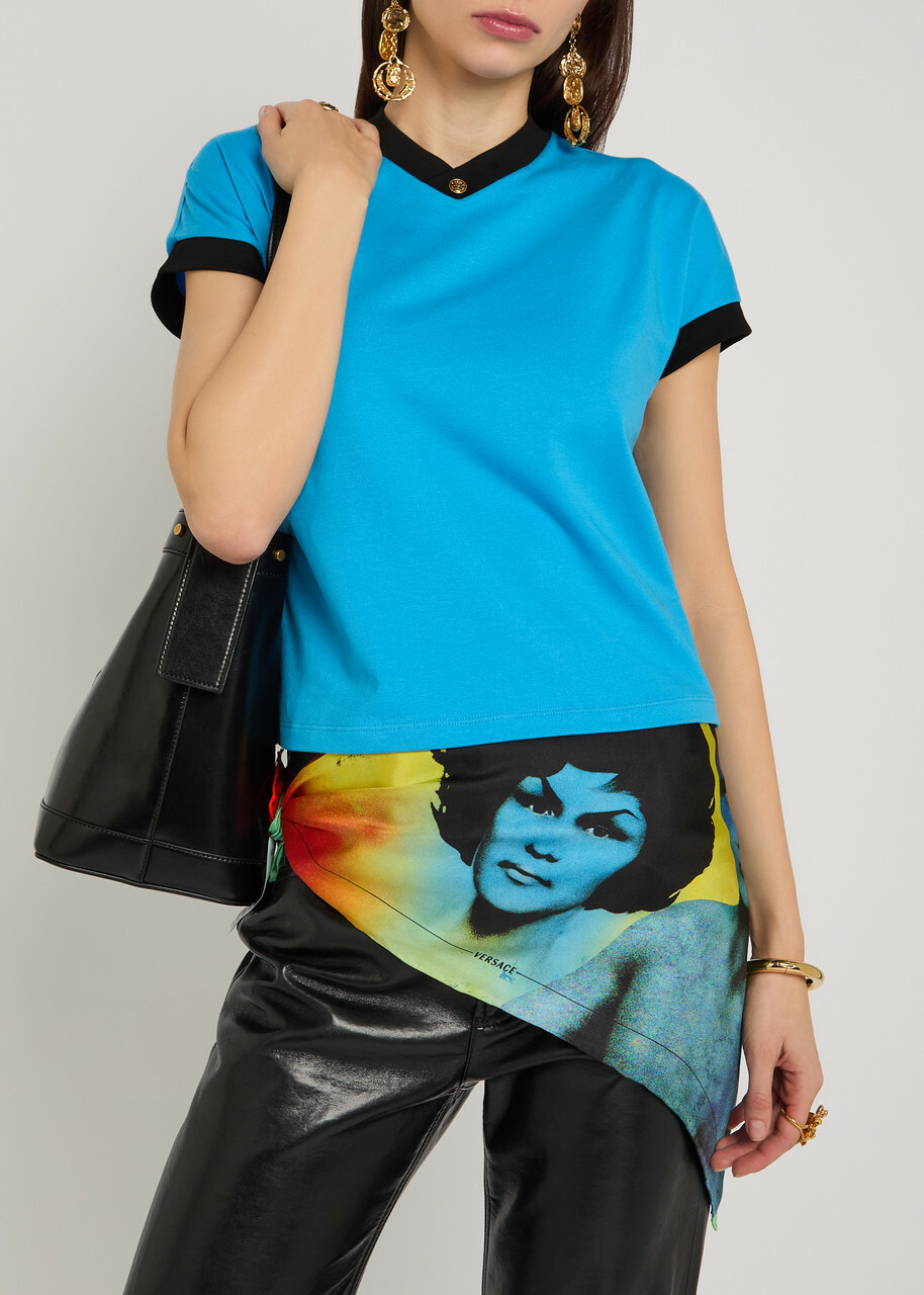 Versace Foulard Printed Silk Twill Scarf - Multicoloured 1 - One Size