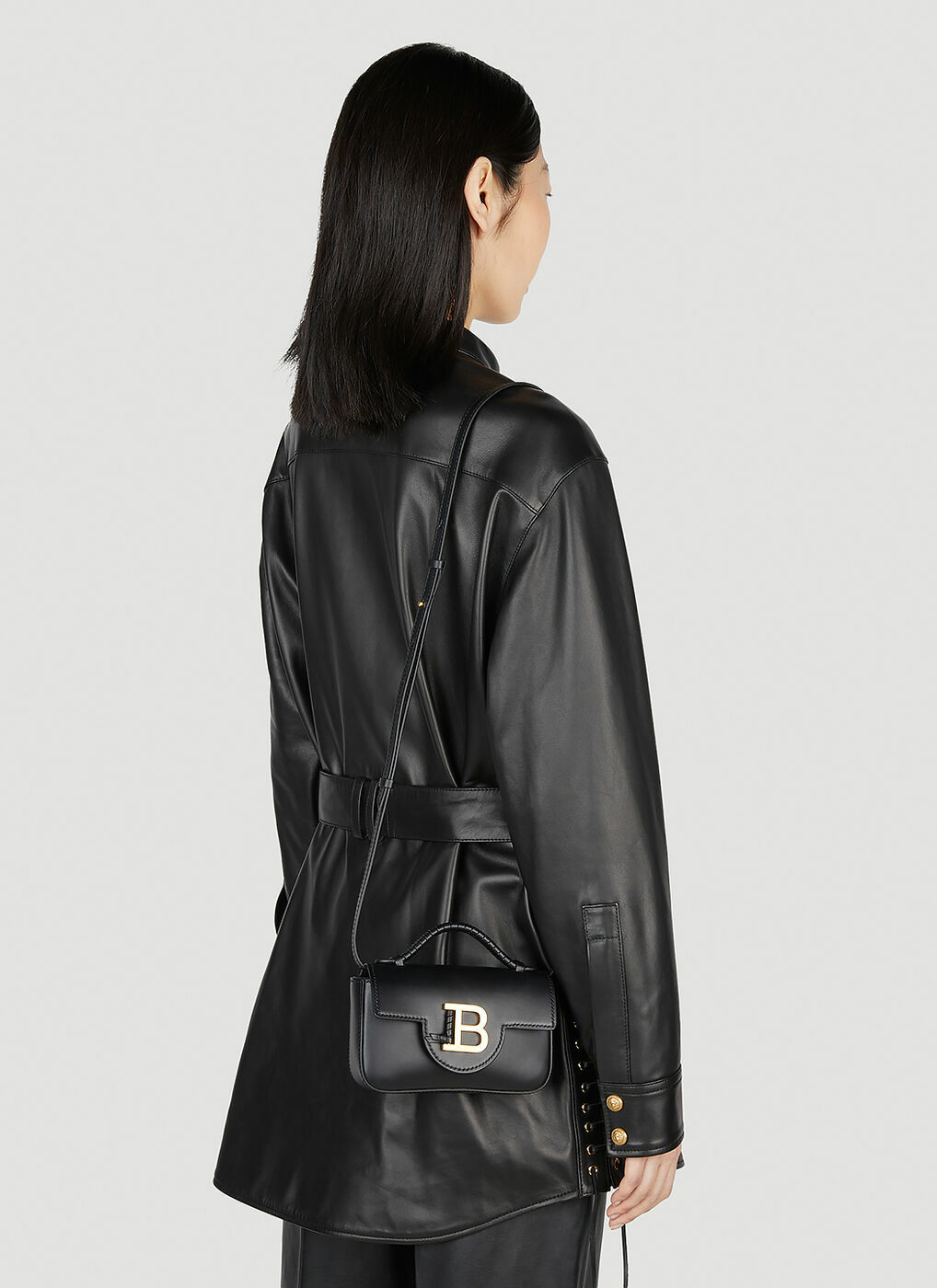 Balmain B-Buzz Mini Shoulder Bag Female Black Balmain