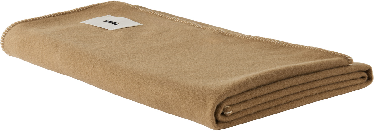 Tekla Tan Lambswool Blanket