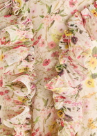Marques' Almeida Floral-printed Chiffon Maxi Dress Multicoloured