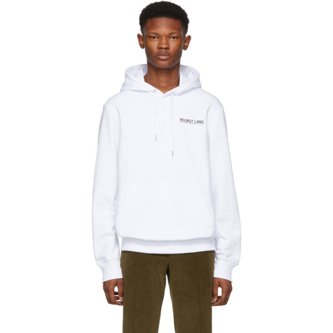 Photo: Helmut Lang White Logo Hoodie