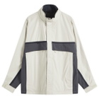 DAIWA Men's Tech Extreme Liner Jacket in Ecru/Dark Charcoal