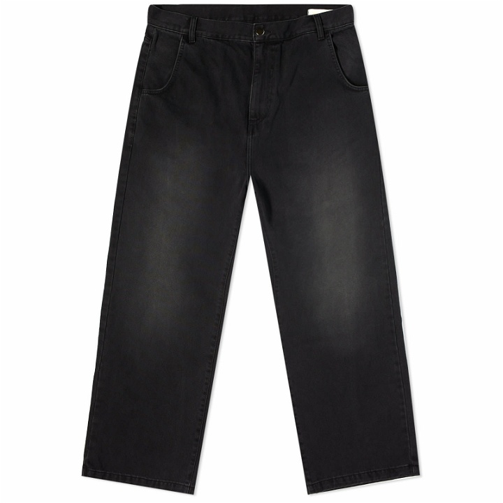 Photo: mfpen Men's Straight Cut Jeans in Faded Black
