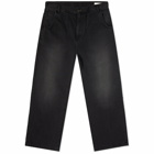 mfpen Men's Straight Cut Jeans in Faded Black