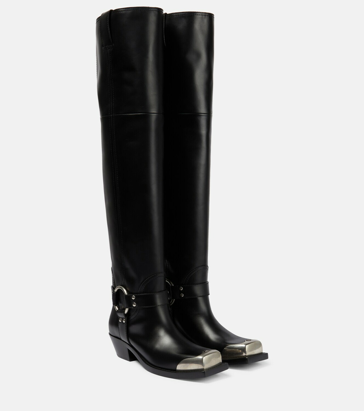大吉 Gucci - Opal leather boots Gucci