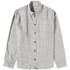 Wood Wood Men's Aster Flannel Shirt in Blue Grey