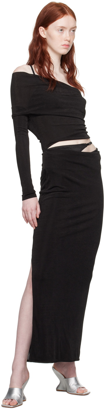 Anna October Black Carolina Maxi Dress